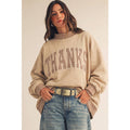 Vintage Thanks Gingham Patch Pullover