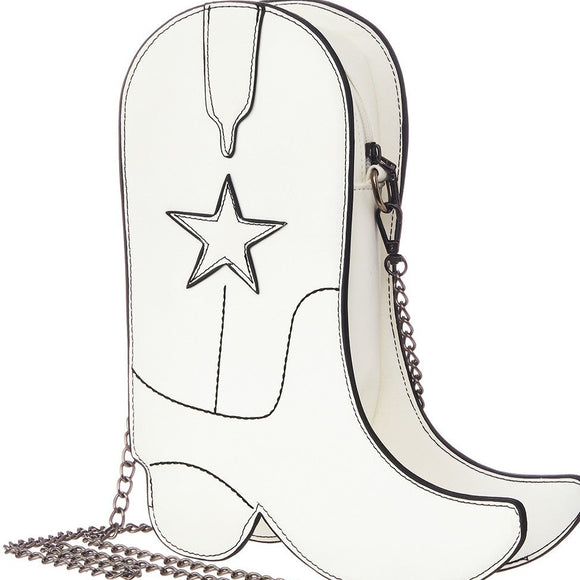 Western Boot Crossbody Bag