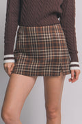 Plaid Mini Skort