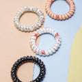 Flower Ponytail Coil