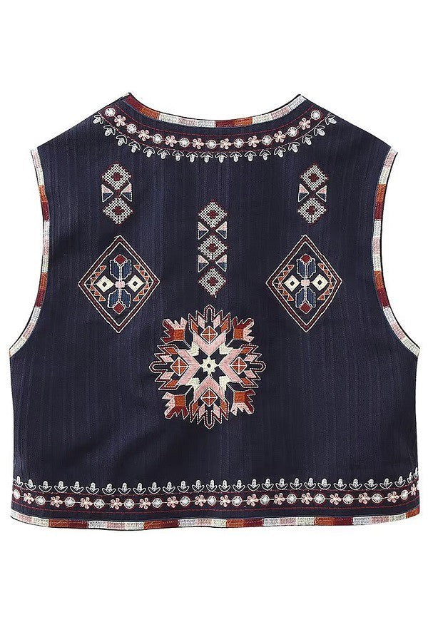 Embroidered Vest