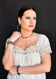 14" Dainty Faux Navajo Pearl Choker