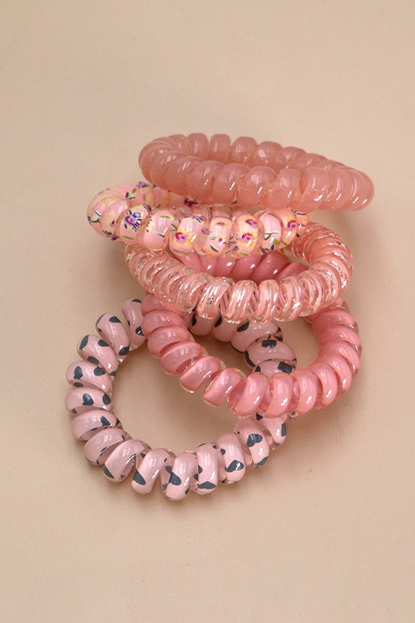 Mix Solid Flower Checker Animal Hair Coils