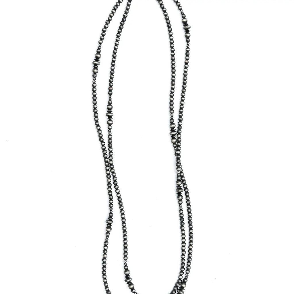 66" Danity Faux Navajo Pearl Necklace