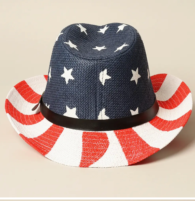 American Flag Cowboy Hat