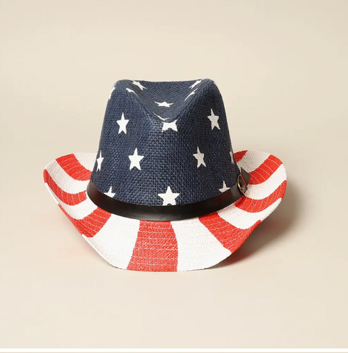 American Flag Cowboy Hat