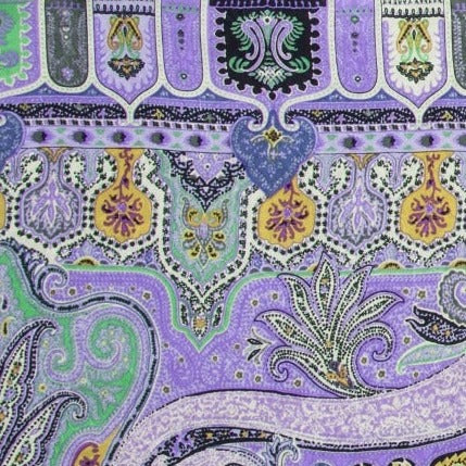 Lilac and Lace Silk Scarf