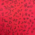 Brand Red Silk Scarf