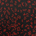 Brand Black Silk Scarf