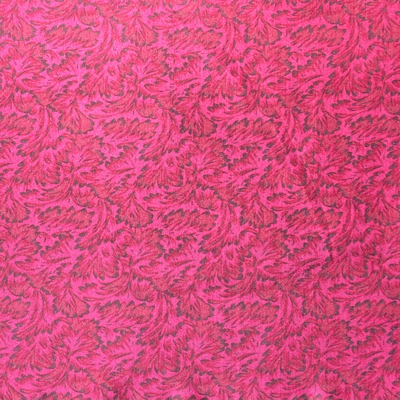Frontier Calico Red Silk Scarf