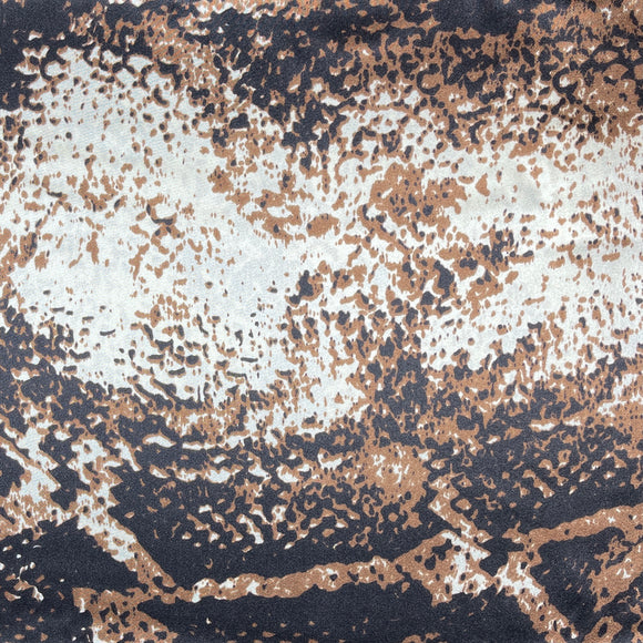 Cobra Print Charmeuse Silk Scarf